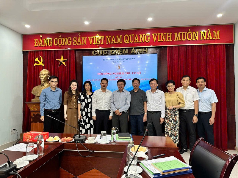 Cục Điện ảnh nghiệm thu cơ sở đề tài “Công tác quản lý hoạt động phổ biến phim trên không gian mạng”